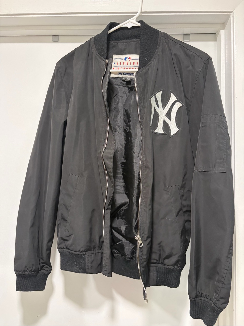 Black NY Yankee Bomber Jacket